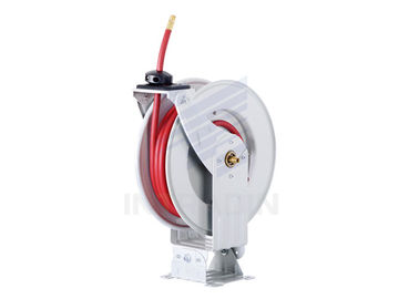 La bobine/puissance de tuyaux d'air a enduit la bobine automatique de tuyau de l'eau en acier base de pivot de 110 degrés
