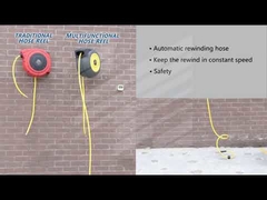 50ft Muti-function spring driven hose reel